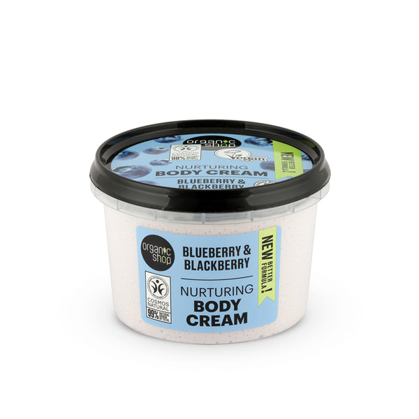 Organic Shop Nurturing Body Cream Blueberry & Blackberry
