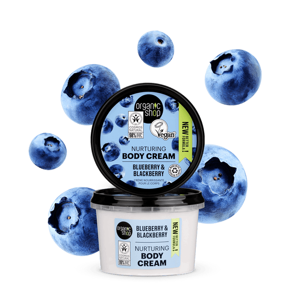 organic shop Nurturing Body Cream Blueberry & Blackberry