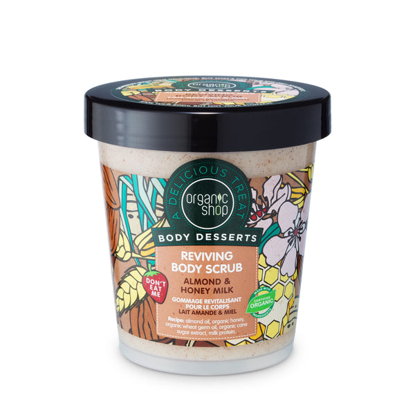 organic shop Almond & Honey Milk Reviving Body Scrub