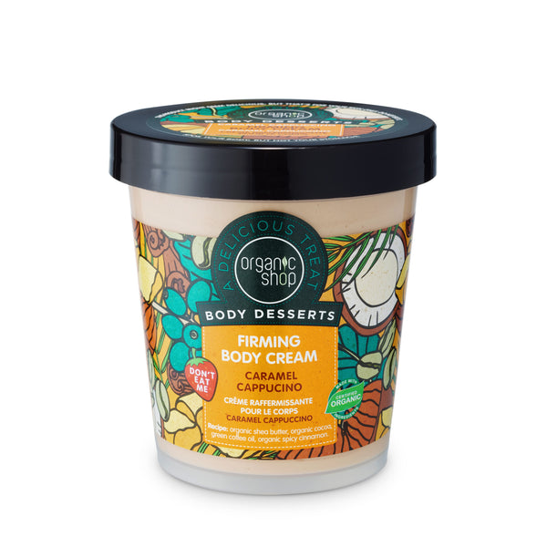 organic shop Caramel Cappuccino Firming Body Cream