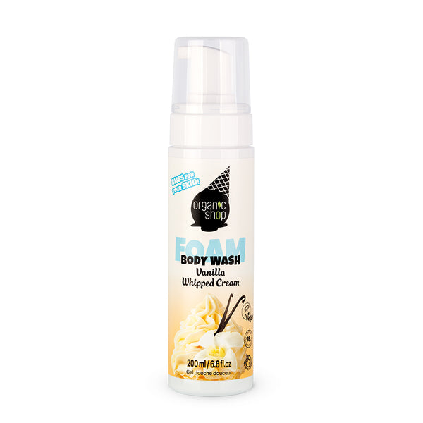 organic shop Foam Body Wash Vanilla Whipped Cream