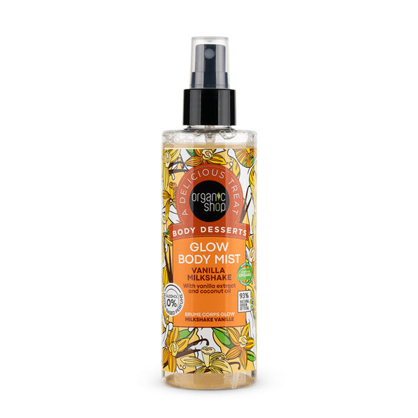 organic shop Glow Body Mist Vanilla Milkshake