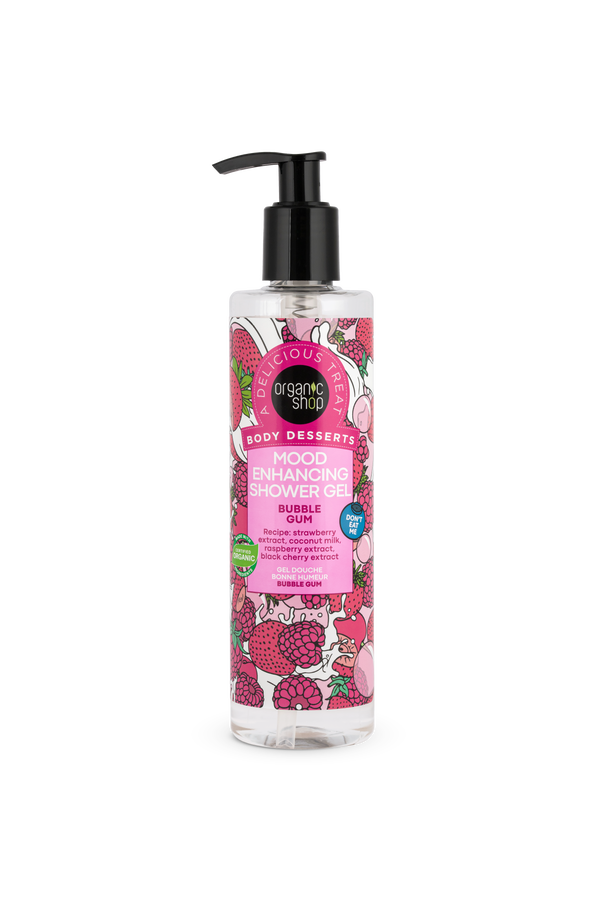 organic shop Mood Enhancing Shower Gel Bubble Gum