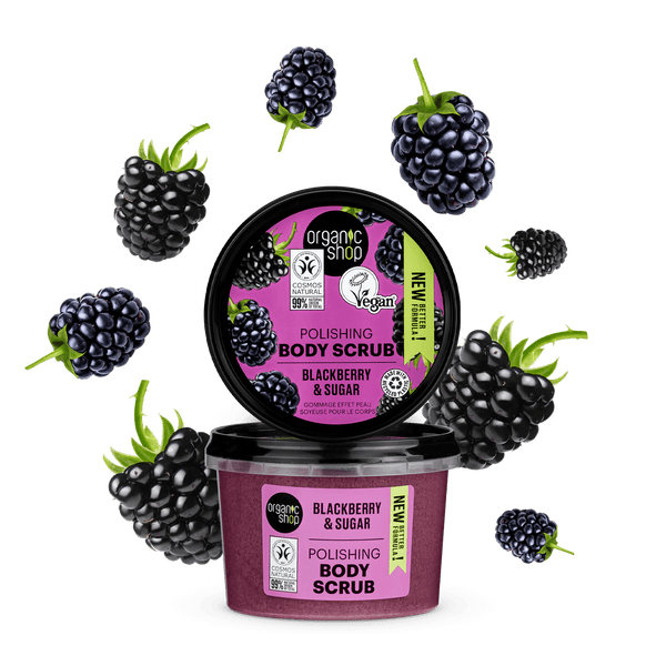 organic shop Polishing Body Scrub Blackberry