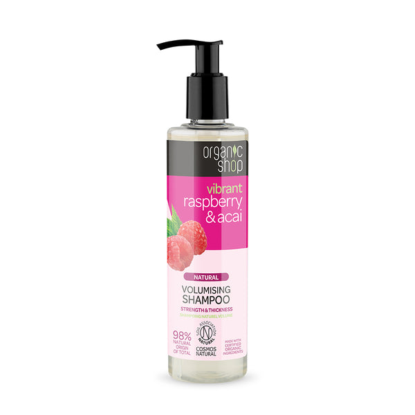 organic shop Raspberry & Acai Shampoo