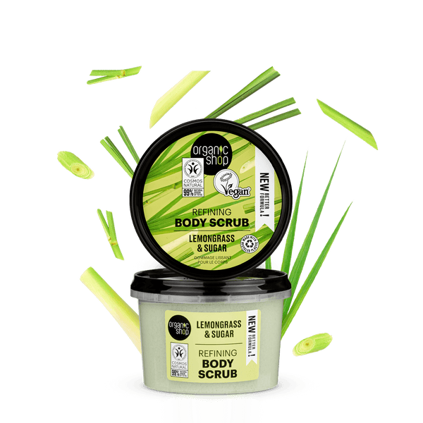 organic shop Refining Body Scrub Lemongrass