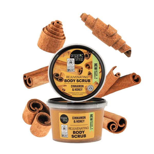 organic shop Rejuvenating Body Scrub Cinnamon