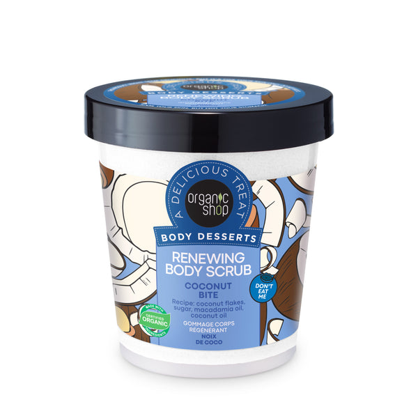 organic shop Renewing Body Scrub Coconut Bite