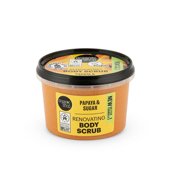 Organic Shop Renovating Body Scrub Papaya