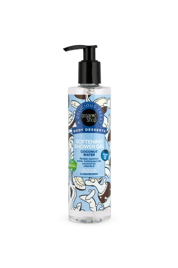organic shop Softening Shower Gel Coconut Water