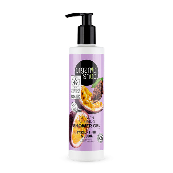organic shop Passion Alluring Shower Gel Passion Fruit & Cocoa