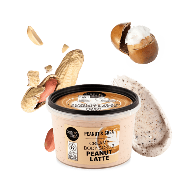 organic shop Peanut Latte Creamy Body Scrub. Peanut & Shea