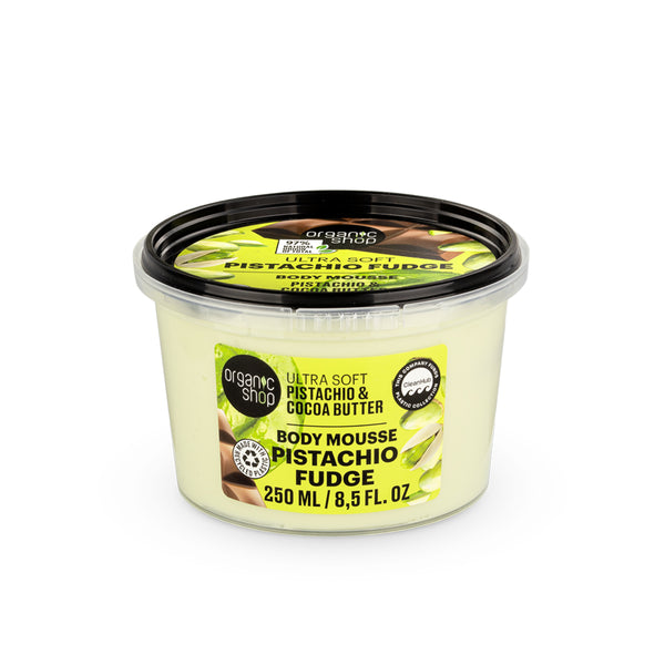 Organic Shop Pistachio Fudge Body Mousse Ultra Soft. Pistachio & Cocoa