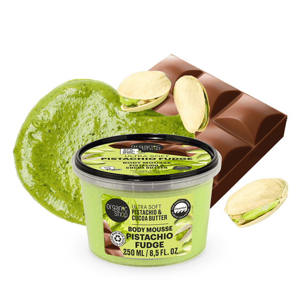 organic shop Pistachio Fudge Body Mousse Ultra Soft. Pistachio & Cocoa