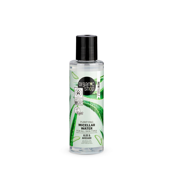 organic shop Purifying Micellar Water For All Skin Types Avocado & Aloe