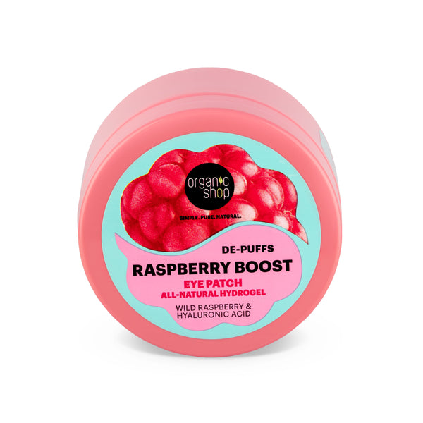 organic shop Raspberry Boost De-Puffs Natural Hydrogel Eye Patch