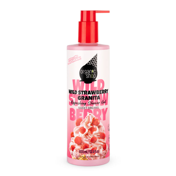 organic shop Refreshing Shower Gel Wild Strawberry Granita Sweet Dreams