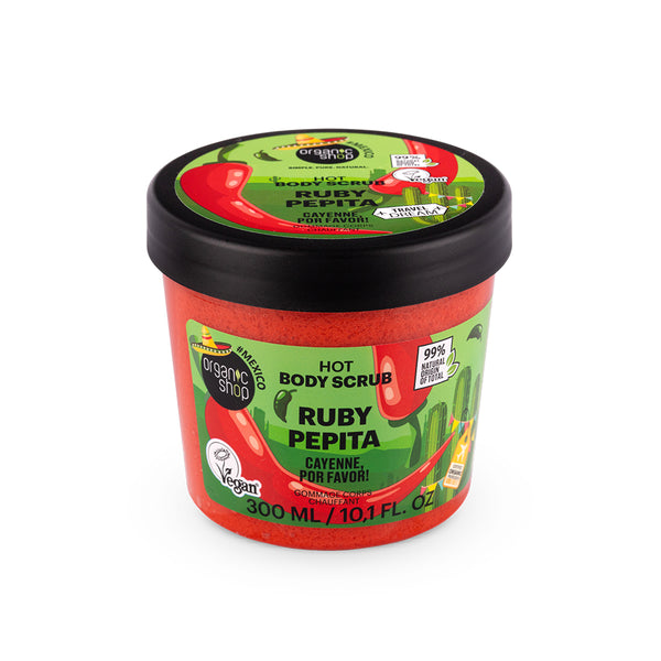 organic shop Ruby Pepita Body Scrub Hot. Cayenne Por Favor
