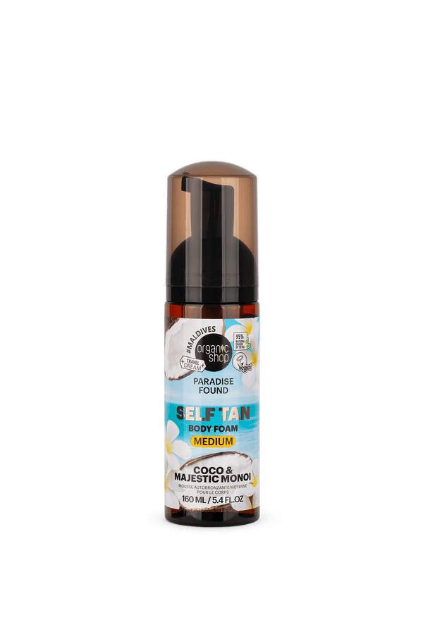 organic shop Self Tan Body Foam Dark. Coco & Majestic Monoi