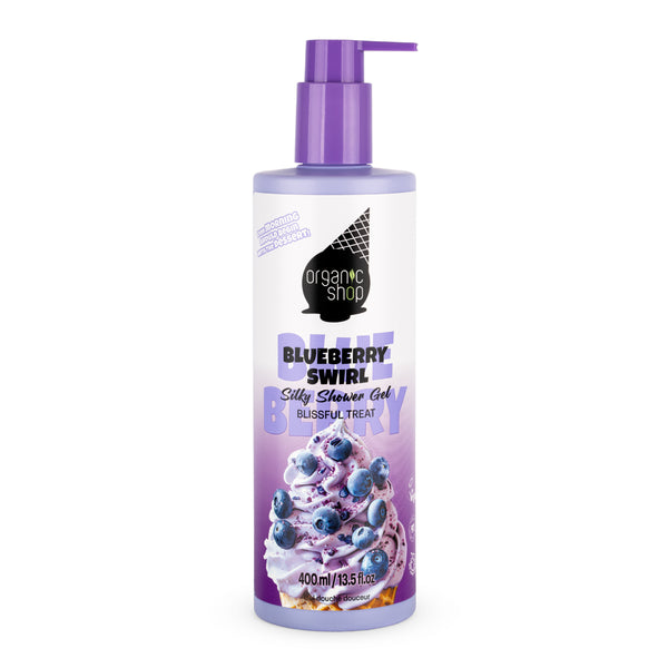 organic shop Silky Shower Gel Blueberry Swirl Blissful Treat