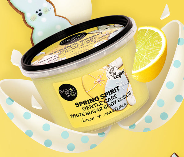 organic shop Spring Spirit Gentle Care White Sugar Body Scrub
