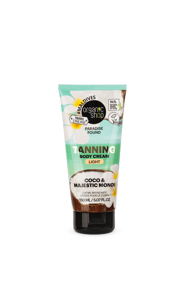 organic shop Tanning Body Cream Light. Coco & Majestic Monoi