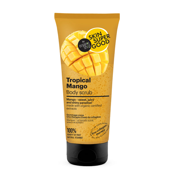 organic shop Tropical Mango Body Scrub. Pro-Collagen Therapy