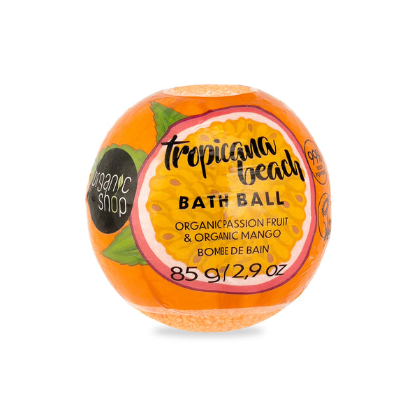 organic shop Tropicana Beach Organic Passion Fruit & Organic Mango Bath Ball