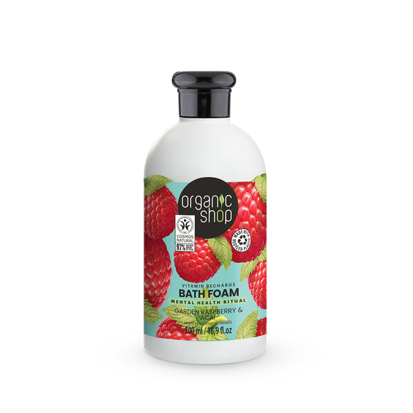 organic shop Vitamin Recharge Bath Foam Raspberry & Acai