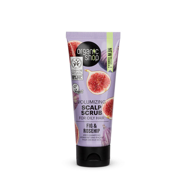 organic shop Volumizing Scalp Scrub For Oily Hair Fig & Rosehip