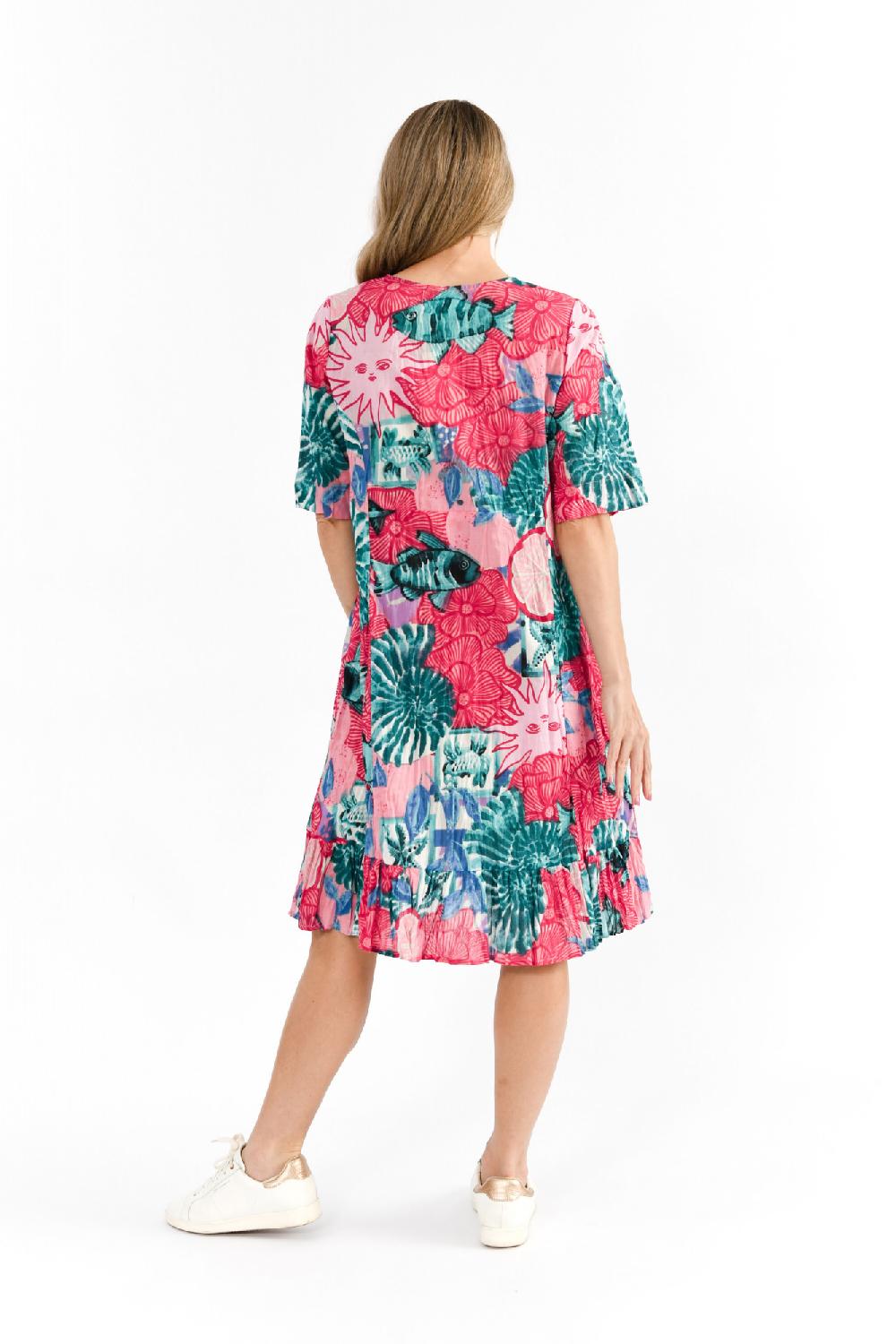 Oriëntique Charli Tassel Tie Dress