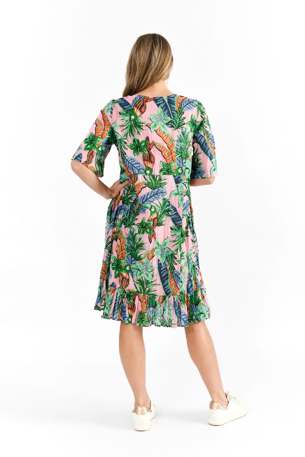 Oriëntique Charli Tassel Tie Dress
