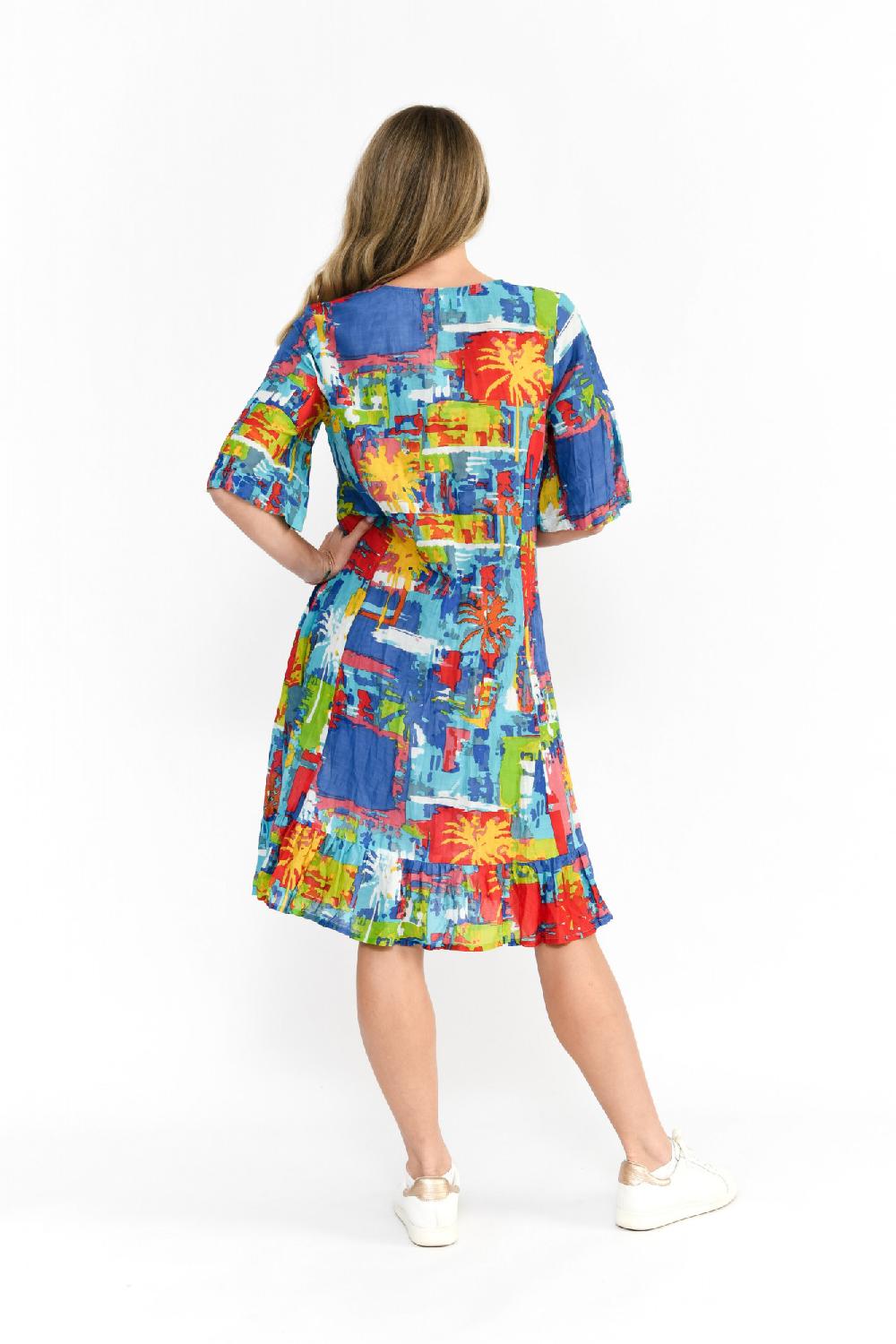 Oriëntique Charli Tassel Tie Dress