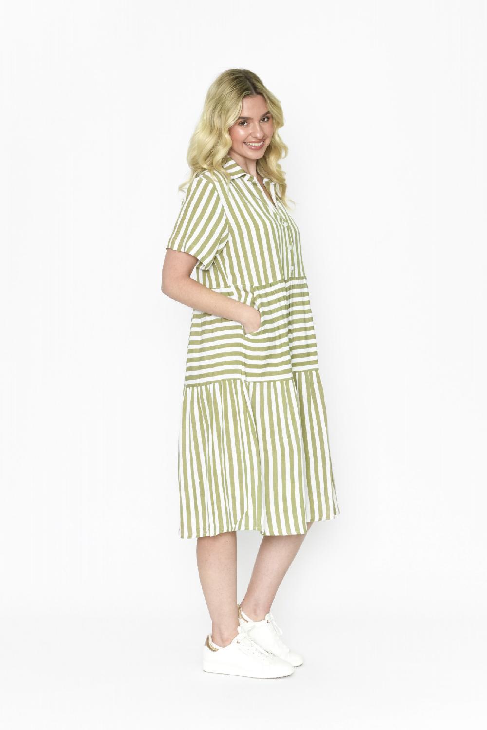 Oriëntique Faith Dress Coloured Layers