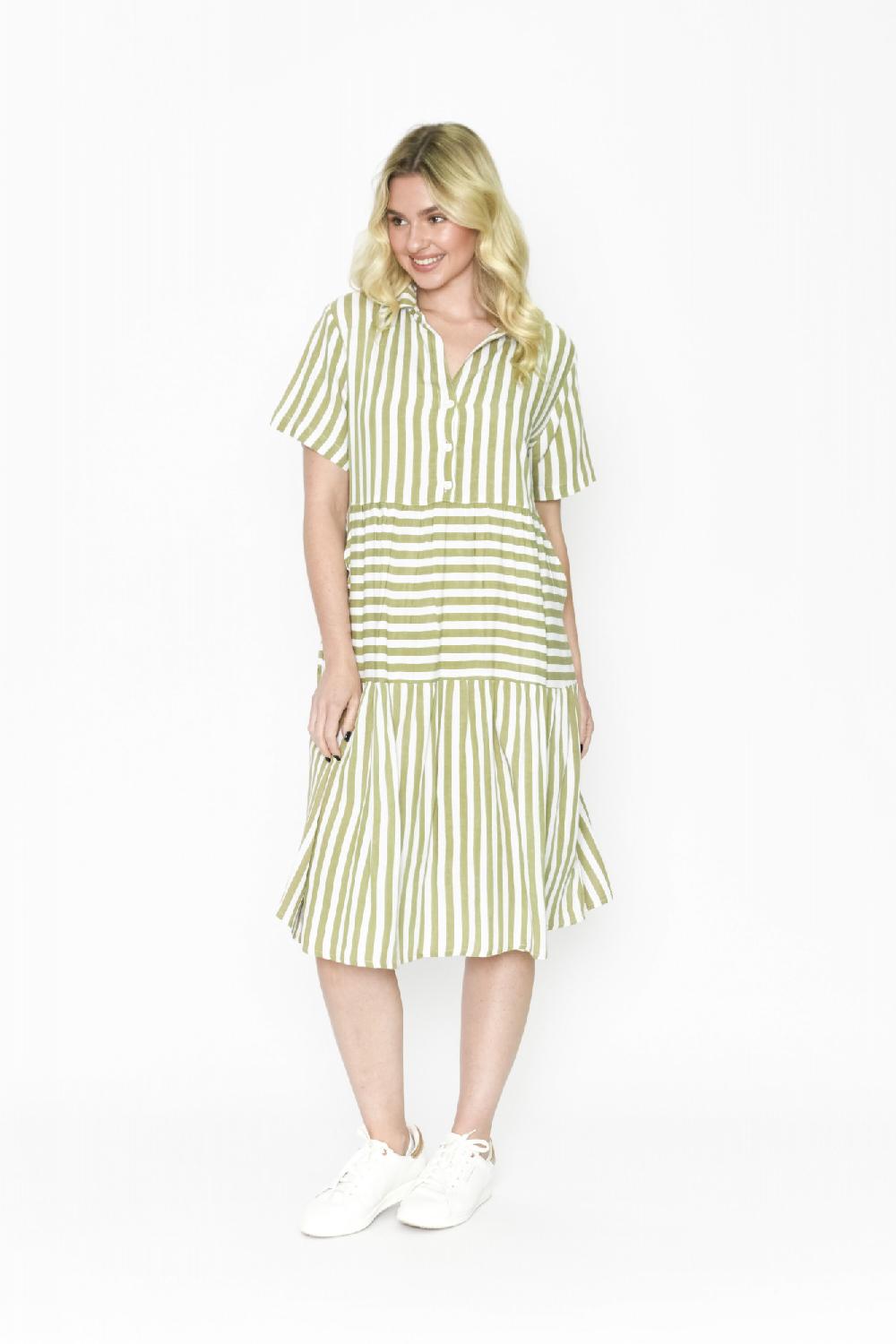 oriëntique Faith Dress Coloured Layers