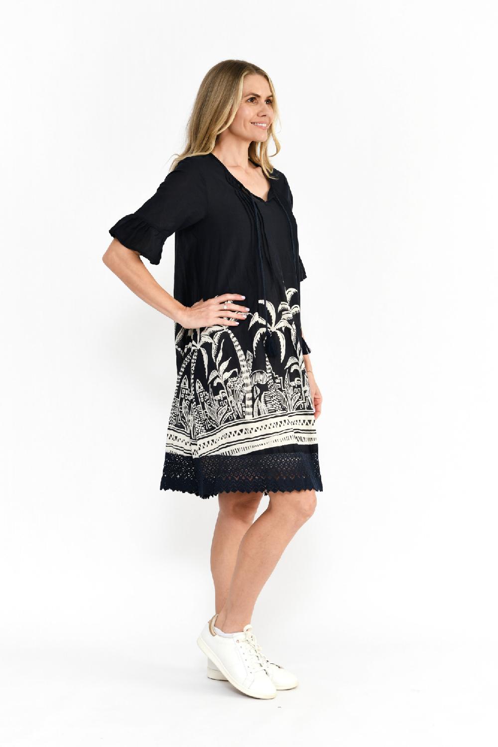 Oriëntique Hannah Tunic Boho Short Sleeve