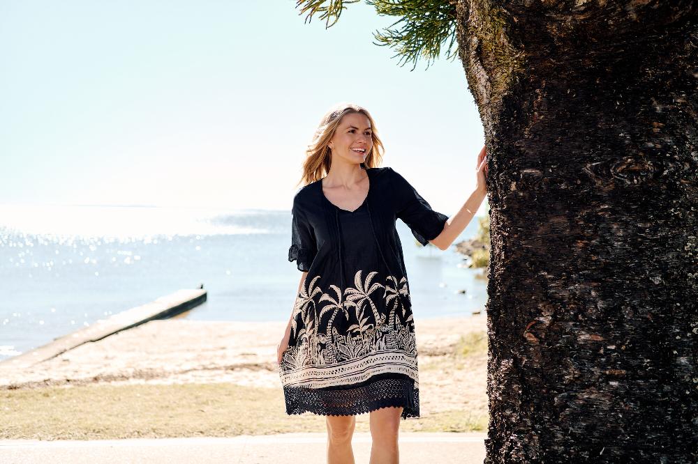 Oriëntique Hannah Tunic Boho Short Sleeve