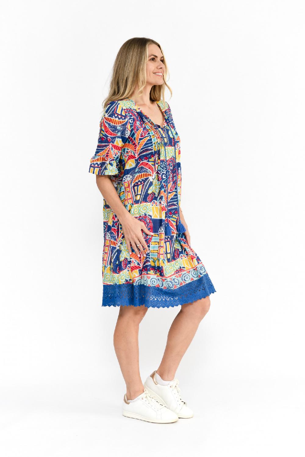 Oriëntique Hannah Tunic Boho Short Sleeve