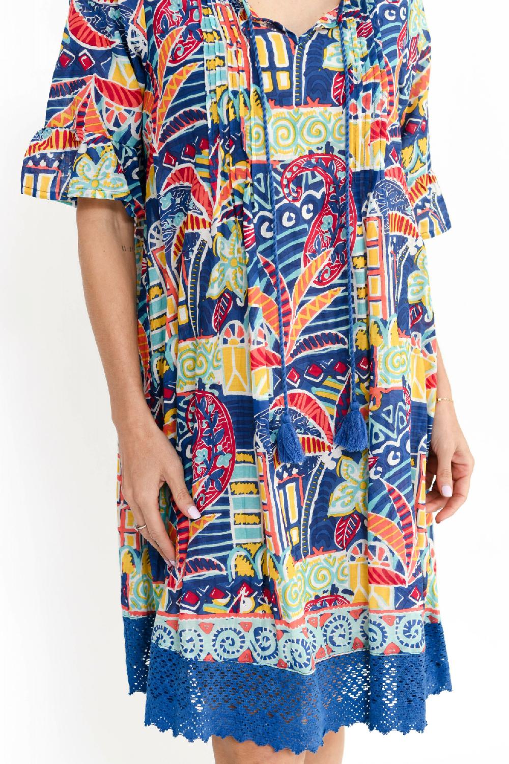 Oriëntique Hannah Tunic Boho Short Sleeve