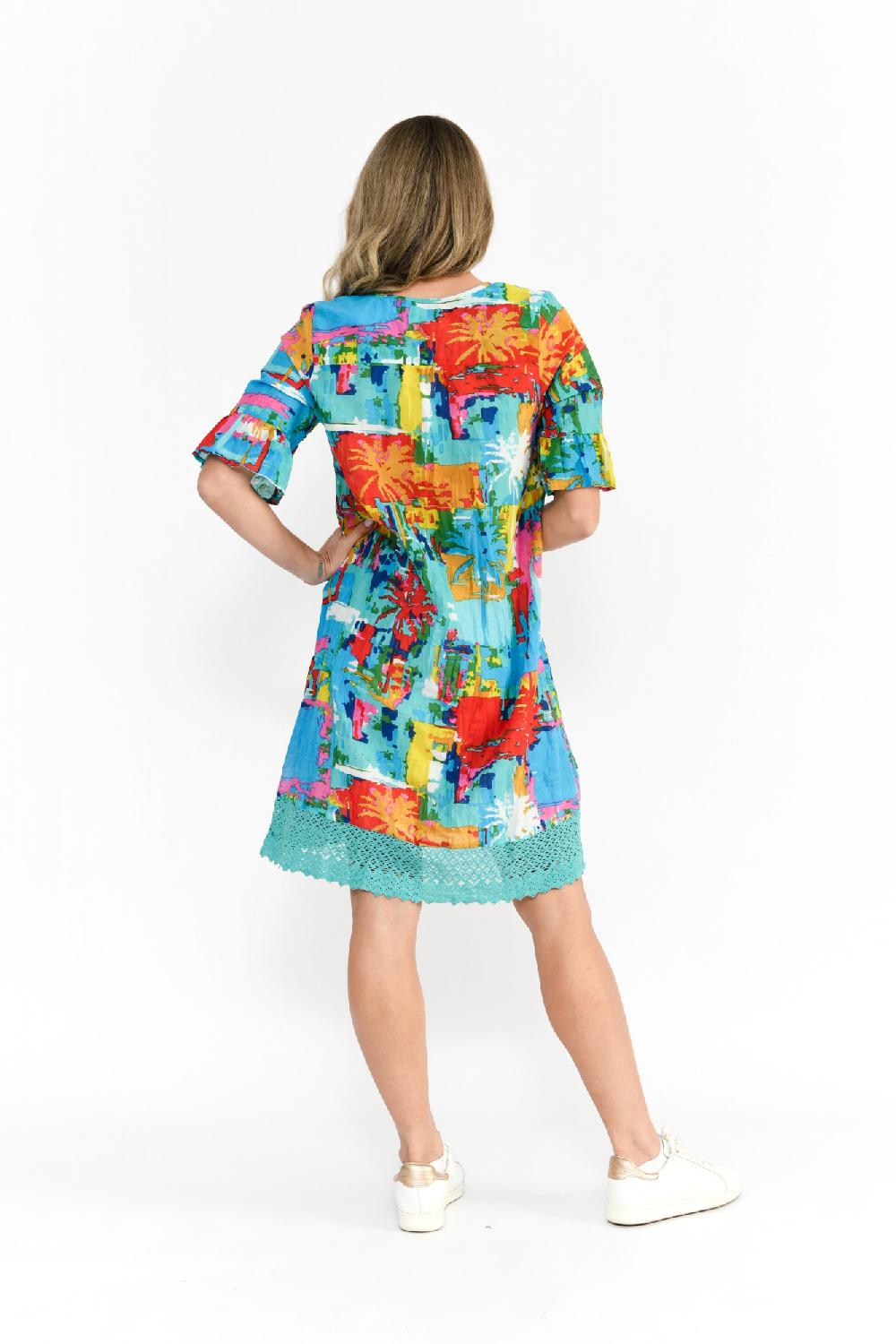 Oriëntique Hannah Tunic Boho Short Sleeve