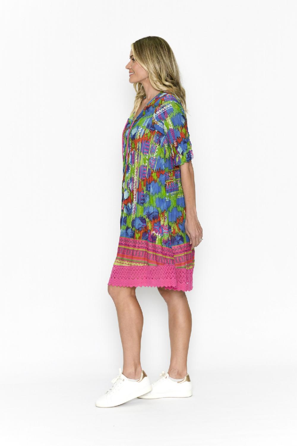 Oriëntique Hannah Tunic Boho Short Sleeve