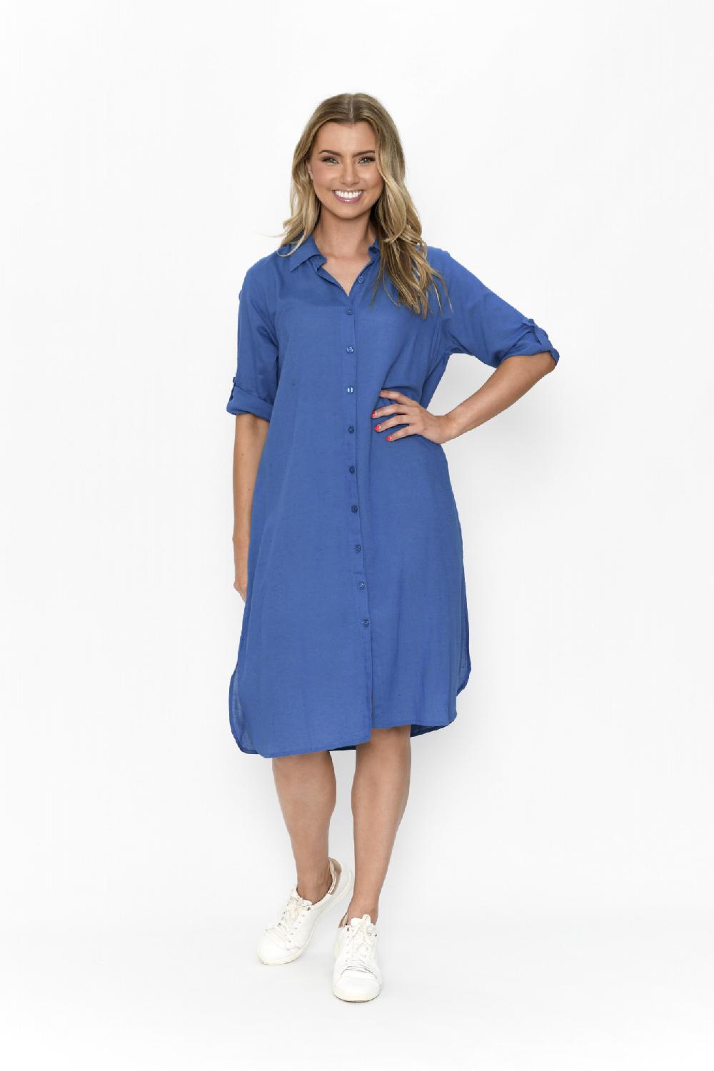 oriëntique Lula Shirt Dress Short Solid