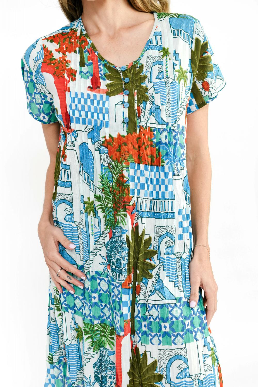 Oriëntique Nicola Dress Cap Sleeve