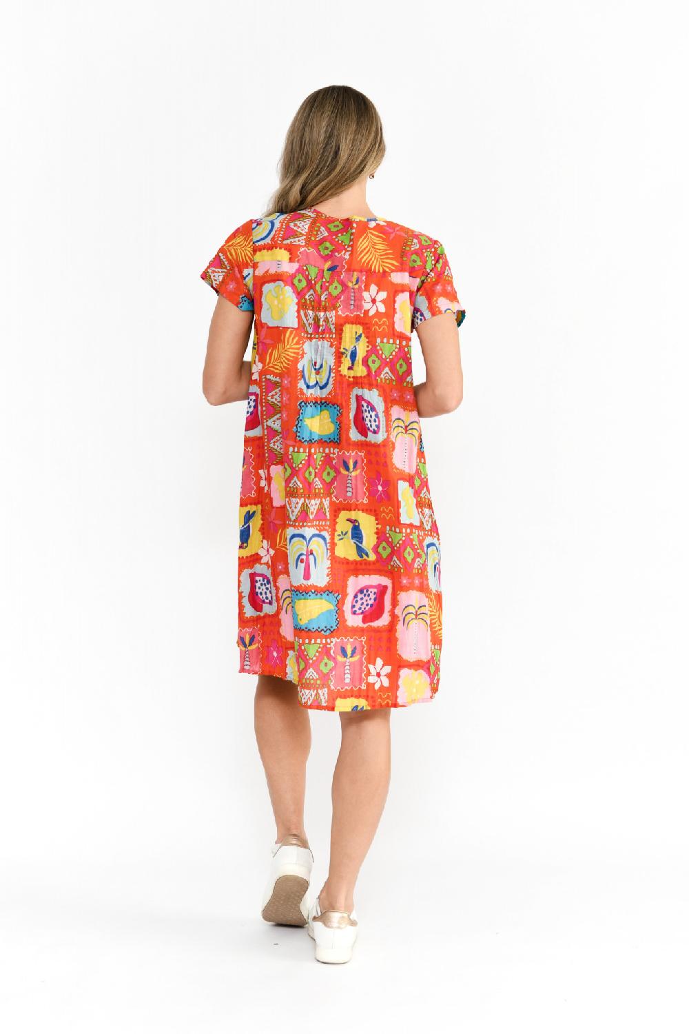 Oriëntique Nicola Dress Cap Sleeve