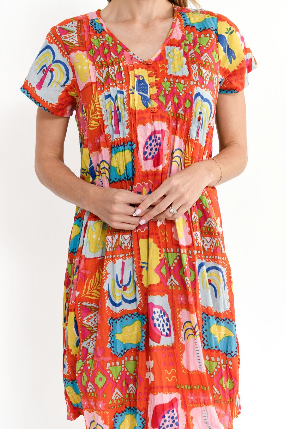 Oriëntique Nicola Dress Cap Sleeve