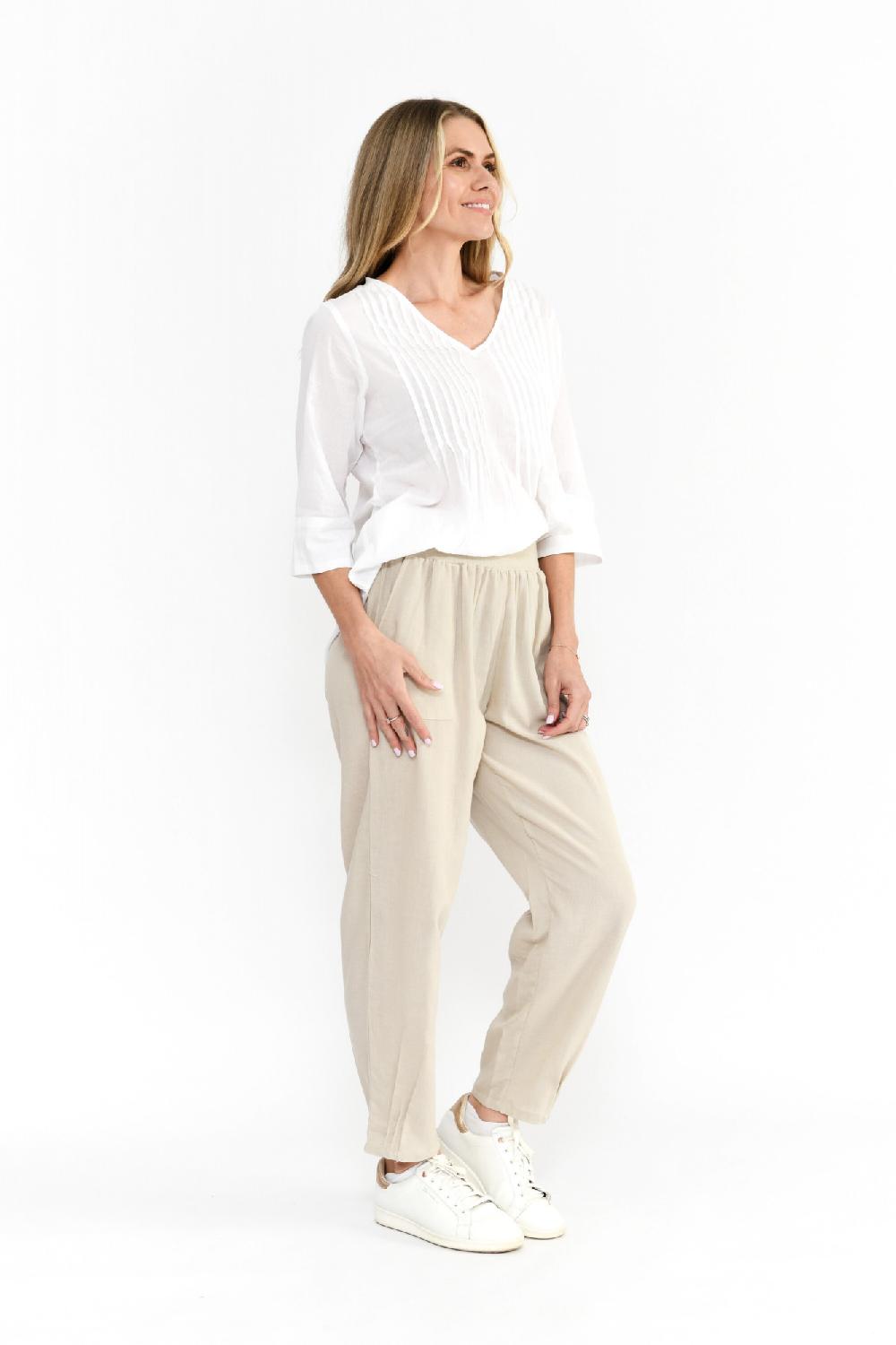 Oriëntique Pippa Linen Blend Pants