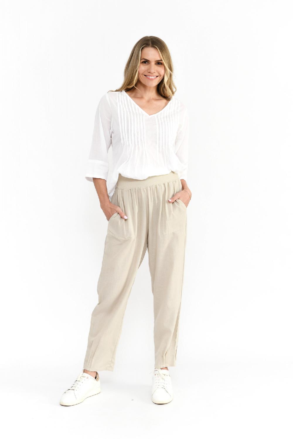 oriëntique Pippa Linen Blend Pants
