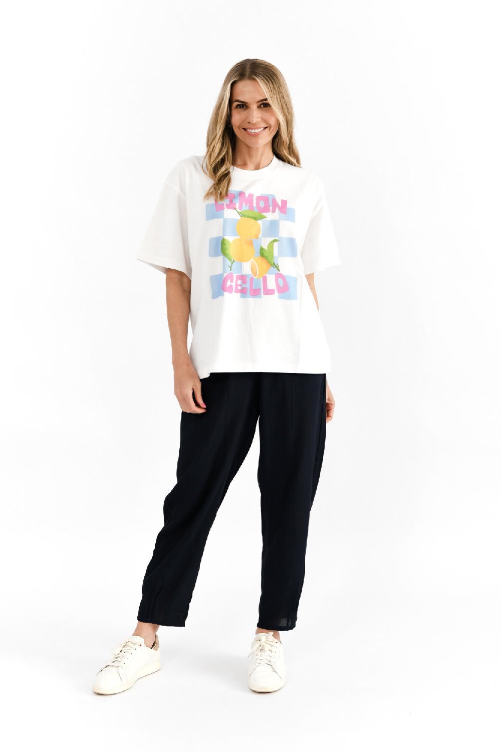 Oriëntique Ruby Crew Neck Printed Tshirt