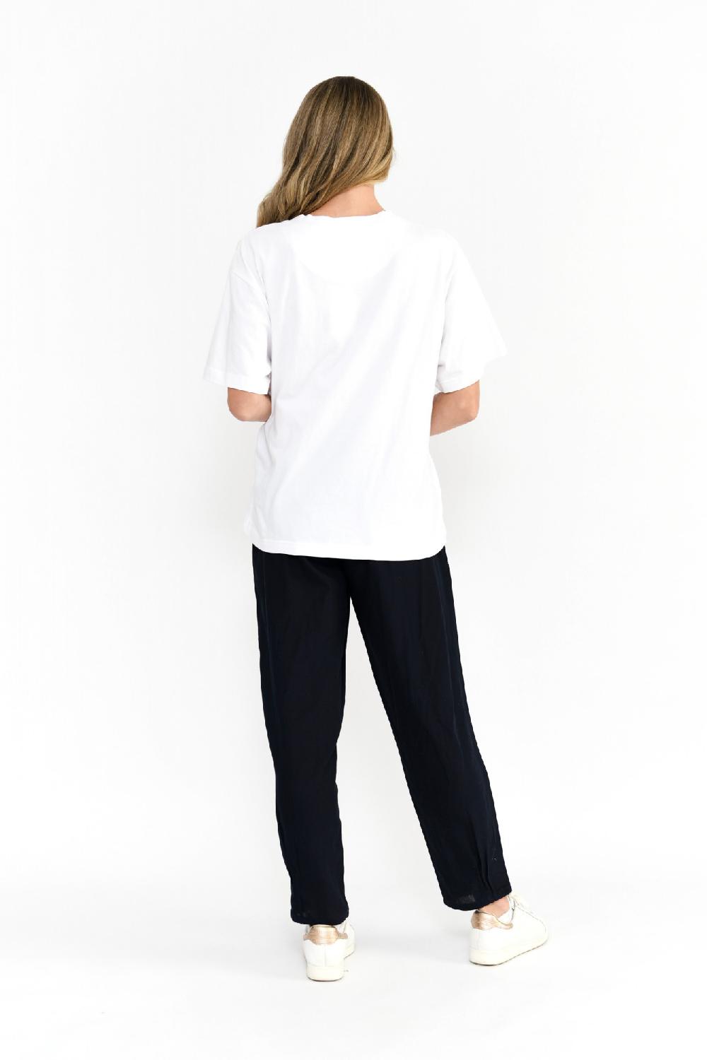 Oriëntique Ruby Crew Neck Printed Tshirt