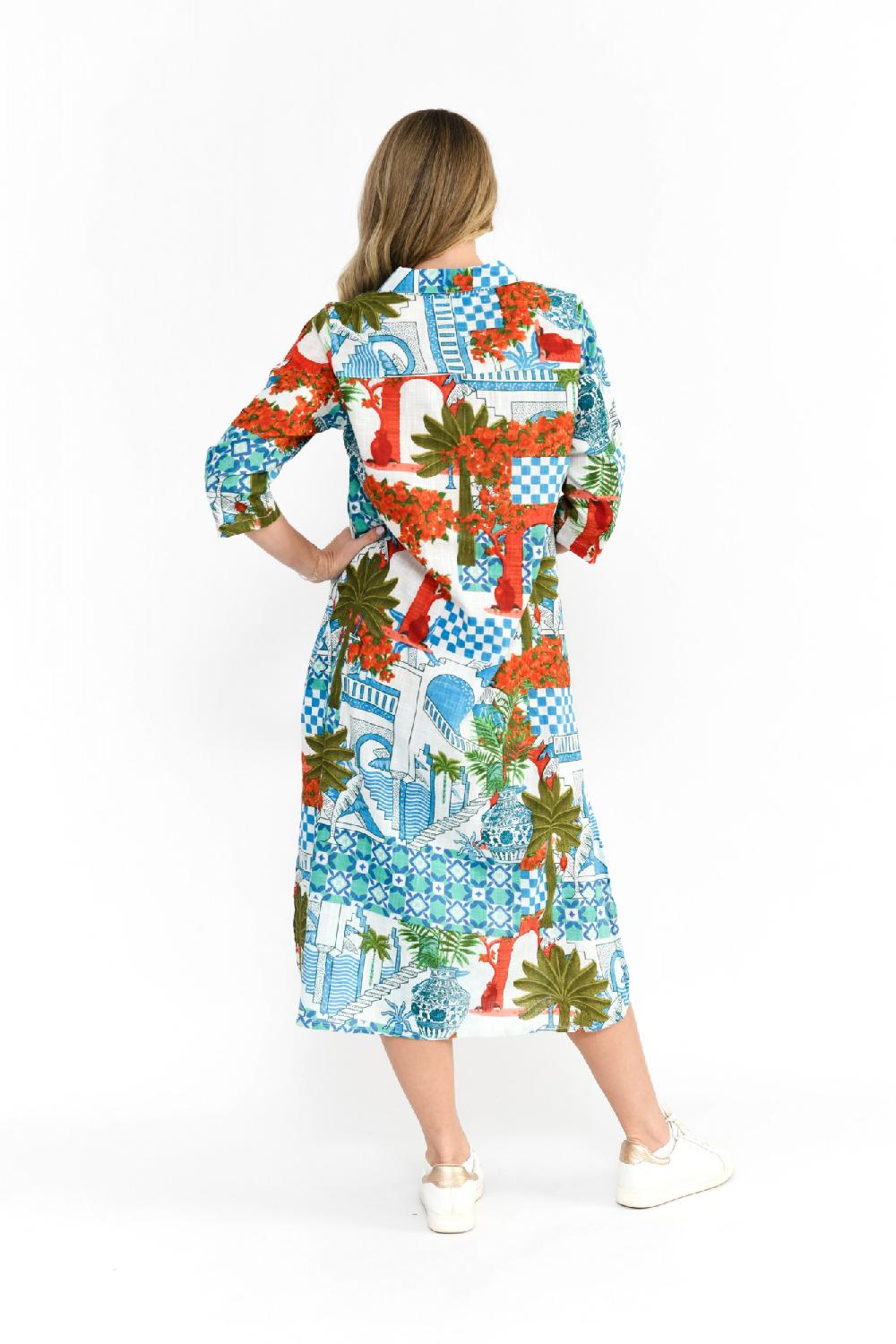 Oriëntique Sofia Shirt Dress